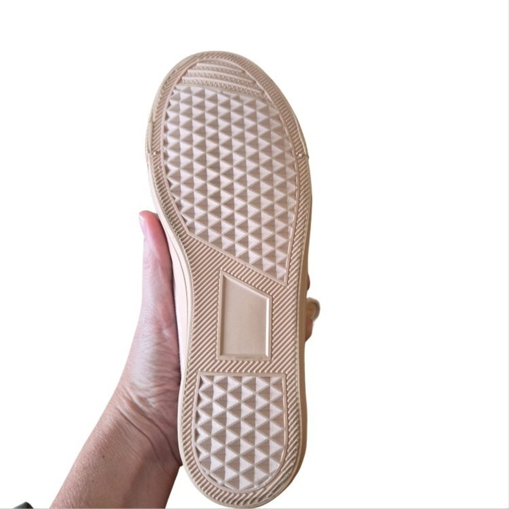 Summer Walking Shoe Feminine Size 9 Pink Sneaker Suede Lace Up Blush Coquette - Picture 2 of 10